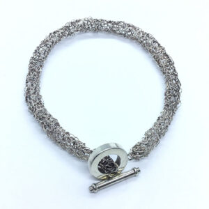 925 Silver Minimalist Bracelet T Bar